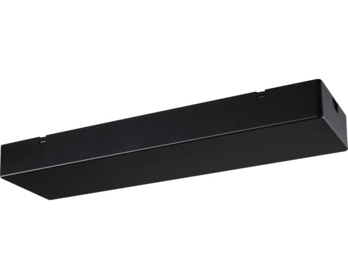 Linion Power Box Zigbee Einspeisung max. 144W signalschwarz 36,5x10 cm 230/24V AC/DC Schwarze LED Unterbauleuchte