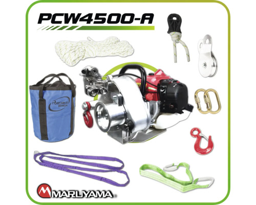 Tragbarer PCW4500-A Seilwinde Bausatz mit Zubehör
