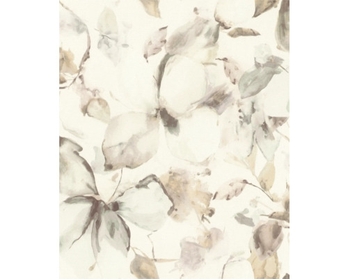 Vliestapete 481235 Florentine 4 Magnolie creme Tapete mit floralem Aquarellmuster