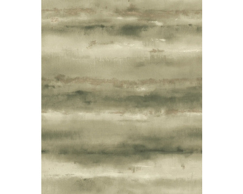 Vliestapete 481655 Florentine 4 Aquarell Glitzer olive Tapete mit horizontalem Streifenmuster
