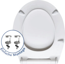 Toilettendeckel aus Kunststoff mit einfacher Montage