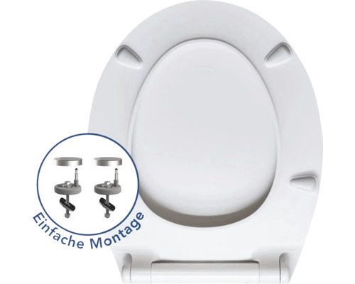 Toilettendeckel aus Kunststoff mit einfacher Montage