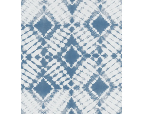 Digitaldruck Vlies 367652 Beachhouse Grafik blau 5-tlg. 300 x 265 cm Textile mit geometrischem Rautenmuster