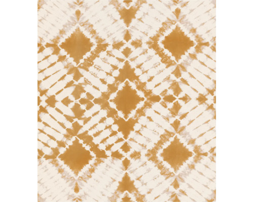 Digitaldruck Vlies 367676 Beachhouse Grafik orange 5-tlg. 300 x 265 cm Stoffmuster mit geometrischem Rautenmuster