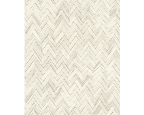 Vliestapete 410372 Beachhouse Geflecht creme Tapete mit Flechtmuster