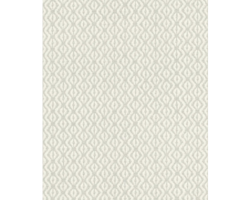 Vliestapete 410679 Beachhouse Grafik grau Tapete mit geometrischem Muster