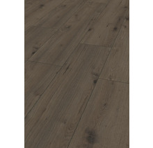 Nahaufnahme eines Laminatbodens mit Holzmaserung