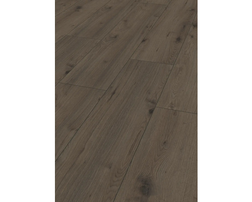 Nahaufnahme eines Laminatbodens mit Holzstruktur