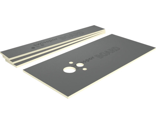 SwissPor Board Platte mit Aussparungen