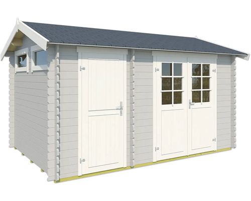 Gartenhaus aus Holz mit Doppeltür und Fenster