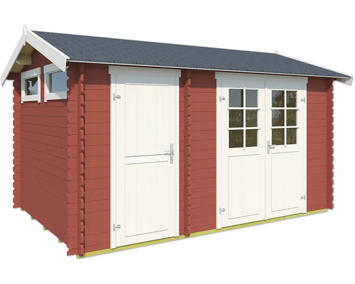 Gartenhaus aus Holz mit Fenster und Tür