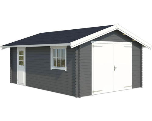 Holzgartenhaus mit Doppeltür und Fenster