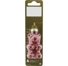 Bärenförmiger Christbaumschmuck mit Dekoration