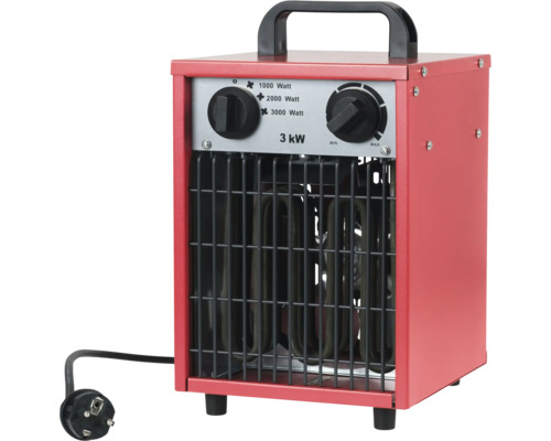Elektrischer Heizlüfter mit drei Kilowatt Leistung