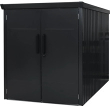 Fahrradgarage WESTMANN Velos 1 inkl. Boden 133 x 222 x 151 cm schwarz