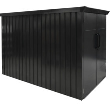 Fahrradgarage WESTMANN Velos 1 inkl. Boden 133 x 222 x 151 cm schwarz
