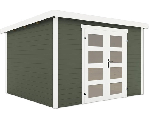 Gartenhaus mit Doppeltür und Fenstern