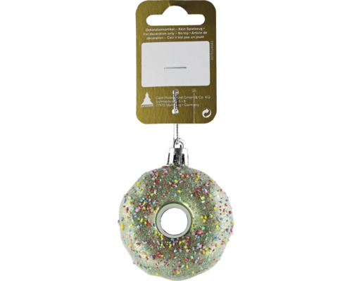 Dekorativer Donut-Anhänger mit Streuseln