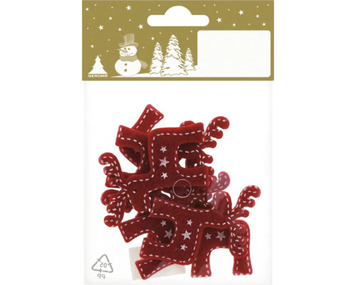 Dekorative Rentiere aus Filz, Weihnachtsdekoration