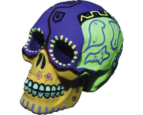 Verzierter Totenkopf als Dekorationsartikel