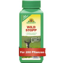 Neudorff Wild Stopp zum Schutz vor Wildverbiss in einer grünen Flasche