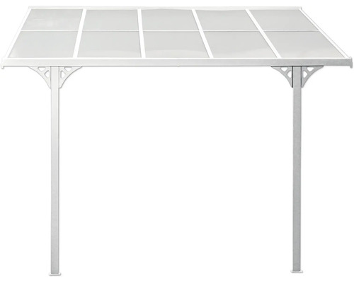 Freistehendes Carport mit Polycarbonatdach