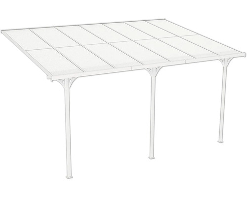 Terrassenüberdachung mit Polycarbonatplatten