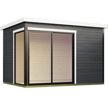 Gartenhaus mit Schiebetür und Fenster