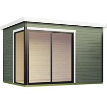 Gartenhaus mit Schiebetür und Fenster