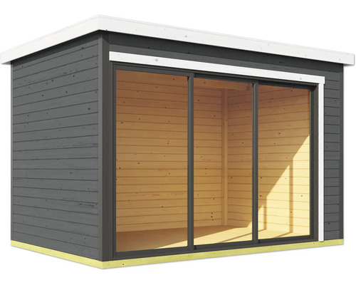 Gartenhaus mit Schiebetür