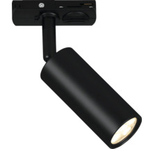 Schwarzer LED-Strahler für Schienensystem