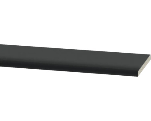 Fensterbank 0164 PE grau ohne Blende 4100 x 300 x 20 mm Sockelleiste