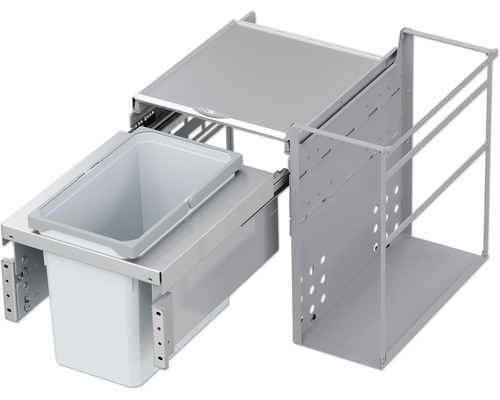 Vauth & Sagel Einbaumülleimer für Wasseraufbereitung VS ENVI Space Water-Plus-22L silber grau Vauth & Sagel Einbaumülleimer für Wasseraufbereitung VS ENVI Space Water-Plus-22L silber grau