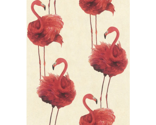 Selbstklebende Vliestapete 370805 Flamazing rosa 6x0,53m Tapete mit Flamingomotiven