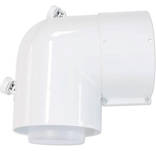 Rohrknie für Lüftungsanlagen mit Verstellmechanismus