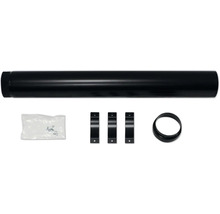 Ofenrohr mit Rohrschellen und Befestigungsmaterial