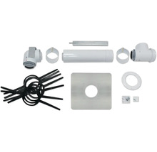 Abluftsystem Installationsset mit Rohren, Schellen und Dichtungen