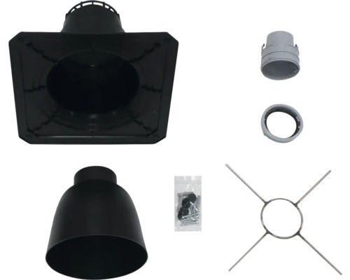 Vaillant Set 1 für flexible Abgasleitung DN 80 PP Grundelemente Schachtabdeckung 303510 Verschiedene Komponenten für Ofenrohre
