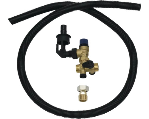 Vaillant Sicherheitsgruppe für Speicher bis 200 L bis 10 bar für Kaltwasseranschluss eco-/auroCOMPACT 0020042427 Spülkasten-Anschlussgarnitur mit Flexschlauch, Eckregulierventil und Anschlussverschraubung