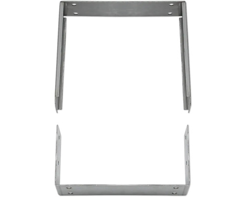 Metallhalterung mit Bohrlöchern