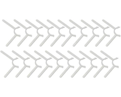 Zahnseidehalter im Raster