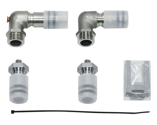 Set mit Rohrverbindungsstücken und Zubehör
