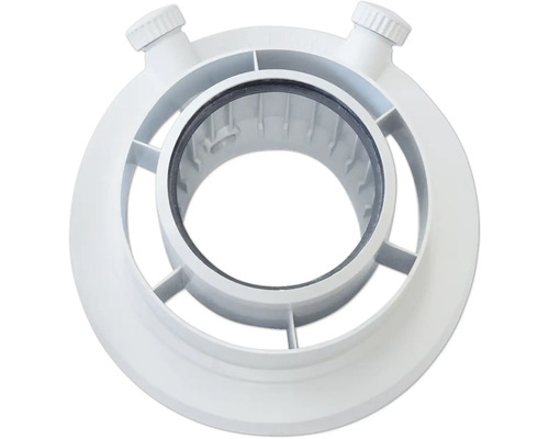 Vaillant Geräteanschlussstück (neuer Anschluss) konzentrisch an Abgasleitung Ø 80/125 mm PP 0020147469 Weisse Rohrmanschette zur Rohrdurchführung