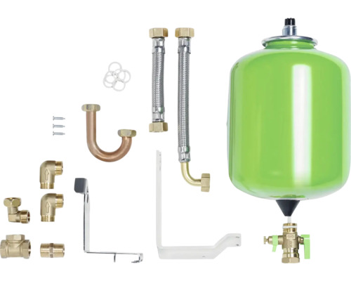 Vaillant Einbauset mit Trinkwasser-Ausdehnungsgefäß 8 Liter für VSC/VCC/ VSCS_4-5 0020180979 Ausdehnungsgefäß Set mit Anschlussmaterial für Sanitäranwendungen