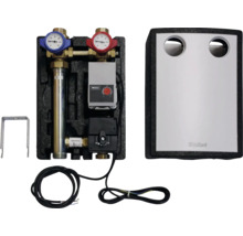 Heizkreisverteiler mit Pumpe, Messgeräten, Thermostat und Kabel