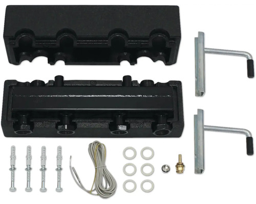 Vaillant Hydraulik Paket Erweiterung 4 1" Mischerkreis und ungeregelter Heizkreis Rohrgruppen Paket für Wandgeräte 0020219141 Heizkreisverteiler Set mit Montagezubehör