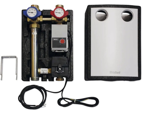 Vaillant Heizkreisverteiler mit Wilo Pumpe und Thermometer
