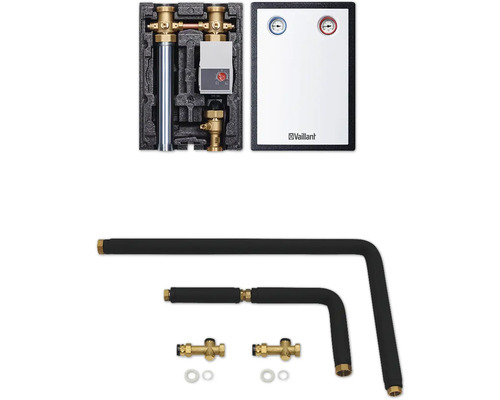 Vaillant Hydraulik Paket Erweiterung 5 1" ungeregelter Heizkreis Rohrgruppen Paket für Heizkessel 0020219703 Vaillant Heizungszubehör mit Anschlüssen, Rohrleitungen und Ventilen für die Installation