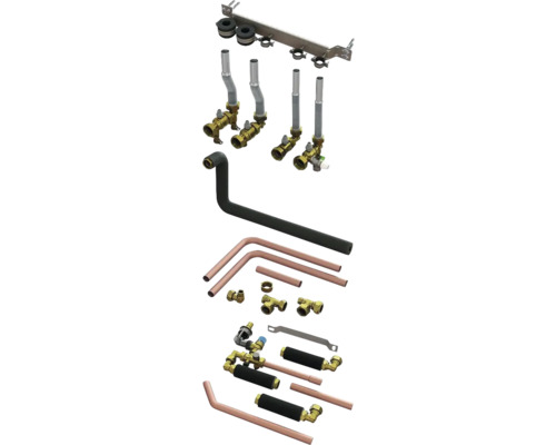 Sanitärinstallationsmaterialien aus Metall, einschließlich Rohre, Verbindungsstücke und Halterungen