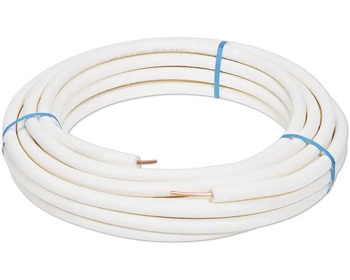 Vaillant Kältemittelleitung 3/8" 25 m für aroTHERM Split VWL 75/5 - 125/5 0020250309 Isolierte Kupferrohrleitung mit blauen Bändern